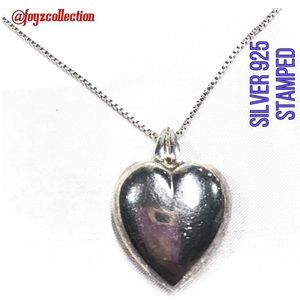 Silver 925 Huge heart pendant sa-6